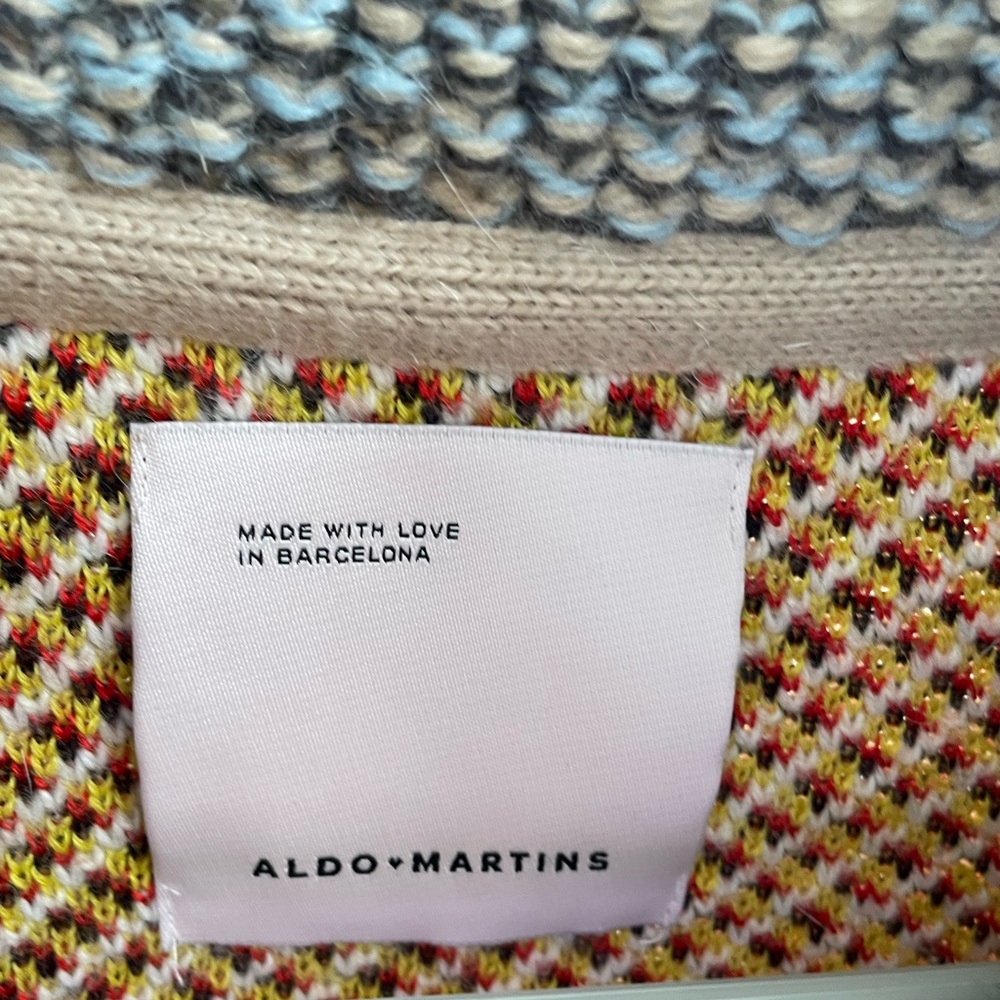 Anthropologie Ocean Funnel Neck Sweater Coat medium $380 boho bohemian - Picture 6 of 11